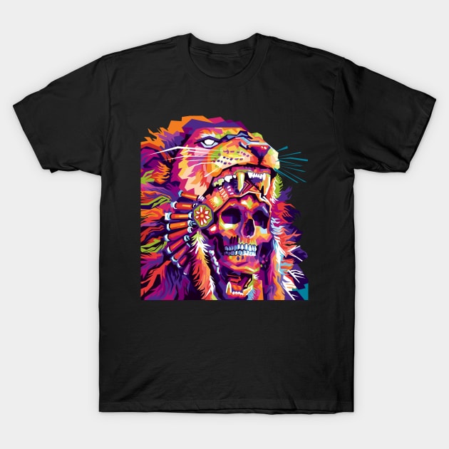 Indian skull T-Shirt by Danwpap2